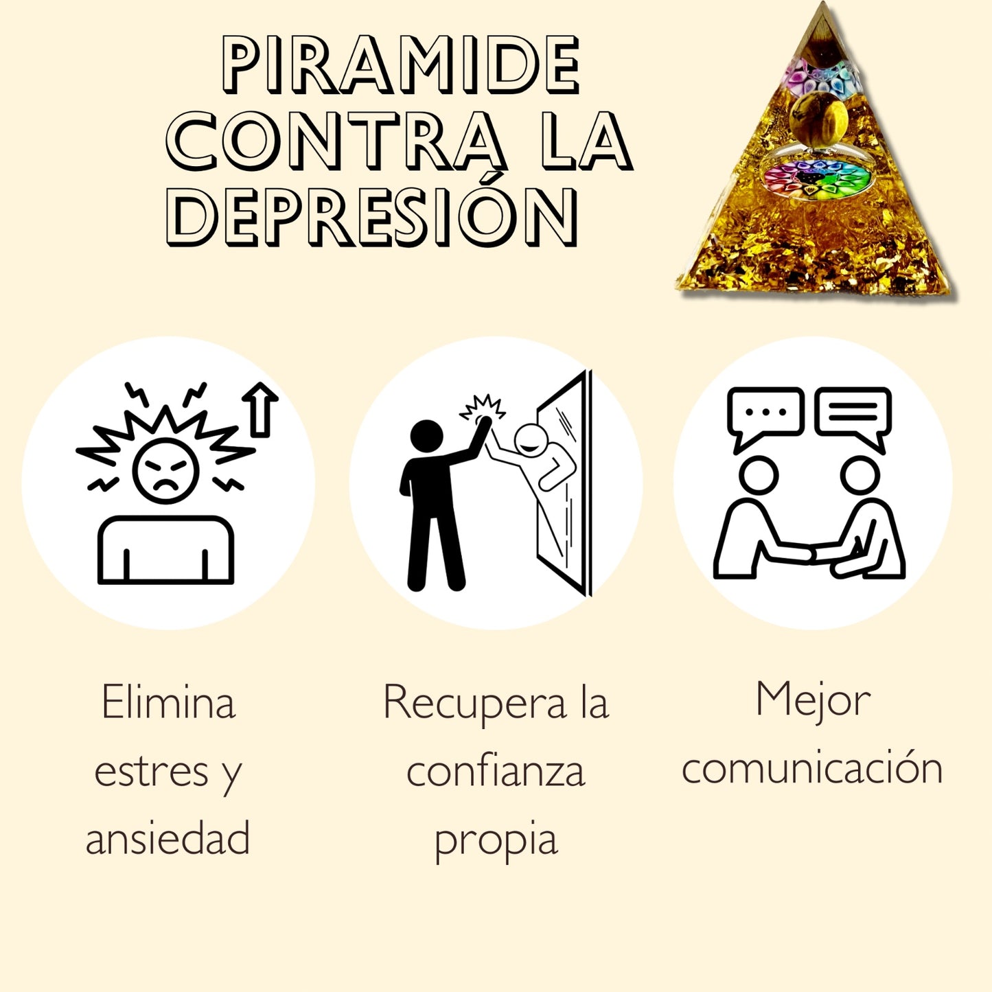 Amuleto contra la depresión y malos pensamientos.