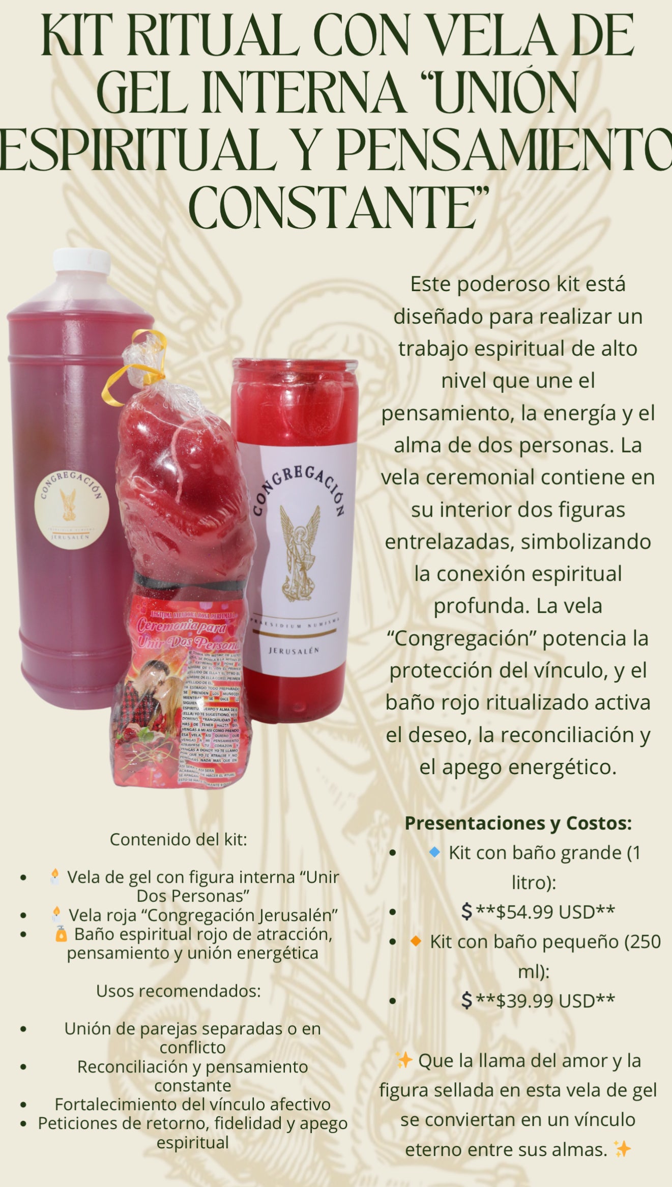 Kit Ritual de Union Espiritual Permanente