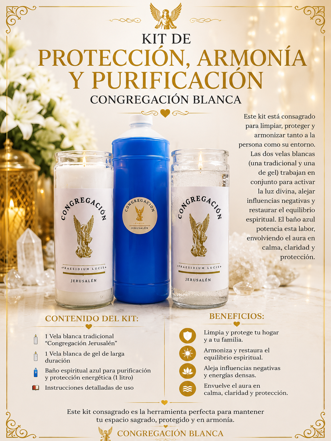 Kit de Proteccion, Armonia y Purificacion