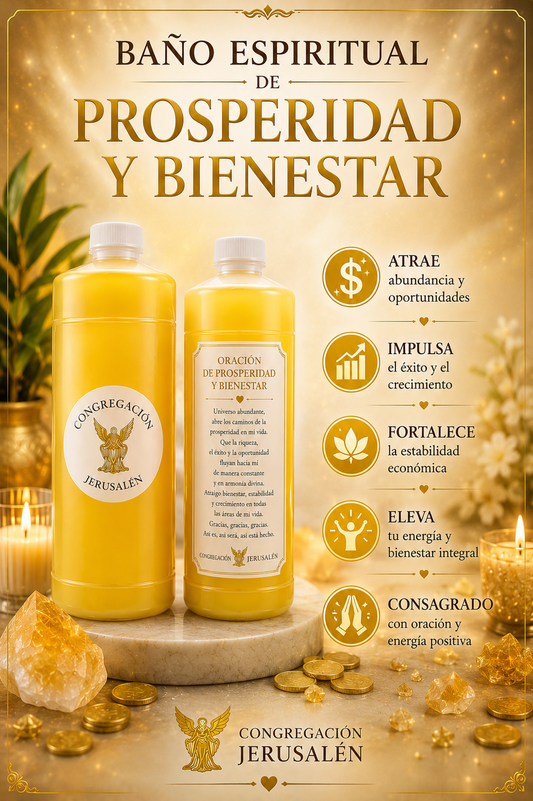 Bano Espiritual de Prosperidad y Bienestar