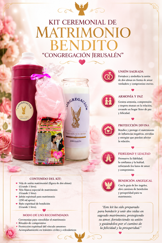 Kit Ceremonial de Matrimonio Bendito