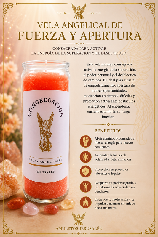 Vela Angelical de Fuerza y Apertura