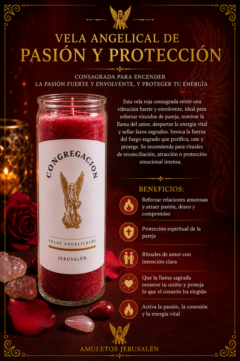 Vela Angelical de Pasion y Proteccion