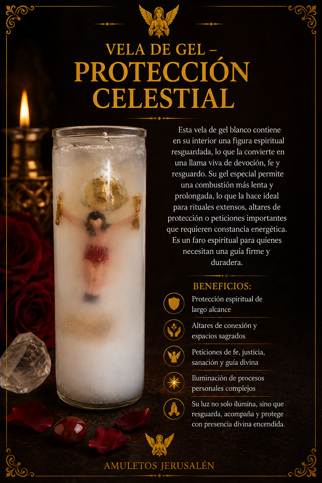 Vela de Gel — Proteccion Celestia